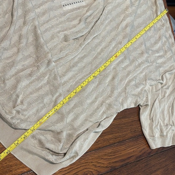 Baracuta Men’s Tan Beige Short Sleeve Pullover knit  Sweater 3XL NWOT - Picture 6 of 7